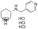 (3S)-N-[(Pyridin-4-yl)methyl]piperidin-3-amine trihydrochloride, 4-({[(3S)-Piperidin-3-yl]amino}methyl)pyridine trihydrochloride Struktur