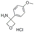 3-(4-Methoxyphenyl)oxetan-3-amine hydrochloride, 4-(3-Aminooxetan-3-yl)anisole hydrochloride