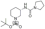 tert-Butyl (3S)-3-{[(pyrrolidin-1-yl)carbonyl]amino}piperidine-1-carboxylate, (3S)-1-(tert-Butoxycarbonyl)-3-{[(pyrrolidin-1-yl)carbonyl]amino}piperidine Structure
