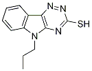 3-Mercapto-5-propyl-5H-1,2,4-triazino[5,6-b]indole-CB's name Struktur