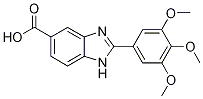 2-(3,4,5-Trimethoxyphenyl)-1H-benzimidazole-5-carboxylic acid Structure