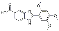 2-(2,4,5-Trimethoxyphenyl)-1H-benzimidazole-5-carboxylic acid Structure