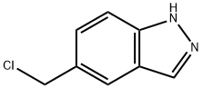 5-(クロロメチル)-1H-インダゾール 化学構造式