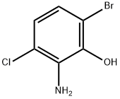 3-Bromo-6-chloro-2-hydroxyaniline Struktur