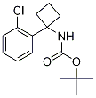 tert-Butyl [1-(2-chlorophenyl)cyclobut-1-yl]carbamate, 1-[(tert-Butoxycarbonyl)amino]-1-(2-chlorophenyl)cyclobutane