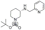 tert-Butyl (3S)-3-{[(pyridin-2-yl)methyl]amino}piperidine-1-carboxylate, (3S)-1-(tert-Butoxycarbonyl)-3-{[(pyridin-2-yl)methyl]amino}piperidine, 2-({[(3S)-1-(tert-Butoxycarbonyl)piperidin-3-yl]amino}methyl)pyridine Structure