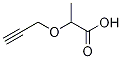 1-(1-Carboxyethoxy)prop-2-yne Structure