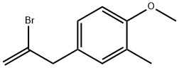 2-Bromo-3-(4-methoxy-3-methylphenyl)prop-1-ene Structure