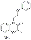 8-Amino-2-methyl-4-(2-phenoxyethyl)-2H-1,4-benzoxazin-3(4H)-one Structure