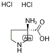 (R)-3-Aminopyrrolidine-3-carboxylic acid dihydrochloride Struktur