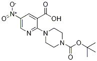 2-[4-(tert-Butoxycarbonyl)piperazin-1-yl]-5-nitropyridine-3-carboxylic acid