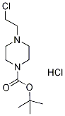 TERT-BUTYL4-(2-CHLOROETHYL)PIPERAZINE-1-CARBOXYLATEHYDROCHLORIDE Struktur