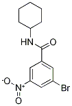3-Bromo-N-cyclohexyl-5-nitrobenzamide 98% Structure
