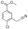 Methyl 4-chloro-3-(cyanomethyl)benzoate 结构式