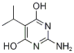 2-Amino-4,6-dihydroxy-5-isopropylpyrimidine Structure