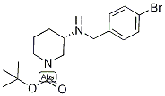 tert-Butyl (3S)-3-[(4-bromobenzyl)amino]piperidine-1-carboxylate, (3S)-3-[(4-Bromobenzyl)amino]-1-(tert-butoxycarbonyl)piperidine|