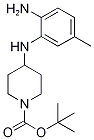 tert-Butyl 4-[(2-amino-5-methylphenyl)amino]piperidine-1-carboxylate, 2-{[1-tert-Butoxycarbonyl)piperidin-4-yl]amino}-4-methylaniline Struktur