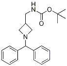 3-(Aminomethyl)-1-benzhydrylazetidine, 3-BOC protected Structure