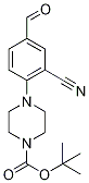tert-Butyl 4-(2-cyano-4-formylphenyl)piperazine-1-carboxylate, 4-[4-(tert-Butoxycarbonyl)piperazin-1-yl]-3-cyanobenzaldehyde, 2-[4-(tert-Butoxycarbonyl)piperazin-1-yl]-5-formylbenzonitrile|
