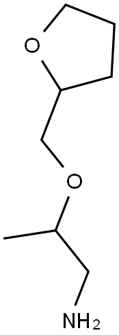 2-(Tetrahydrofuran-2-ylmethoxy)propylamine 95% 结构式