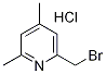 2-(Bromomethyl)-4,6-dimethylpyridine hydrochloride Structure