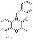 8-Amino-4-benzyl-2-methyl-2H-1,4-benzoxazin-3(4H)-one Structure