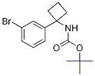 tert-Butyl [1-(3-bromophenyl)cyclobut-1-yl]carbamate, 1-(3-Bromophenyl)-1-[(tert-butoxycarbonyl)amino]cyclobutane