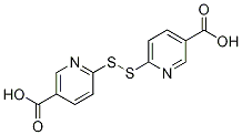 6-[(5-Carboxypyridin-2-yl)dithio]nicotinic acid Structure