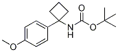 tert-Butyl [1-(4-methoxyphenyl)cyclobut-1-yl]carbamate, 4-{1-[(tert-Butoxycarbonyl)amino]cyclobut-1-yl}anisole