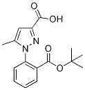 tert-Butyl 2-(3-carboxy-5-methyl-1H-pyrazol-1-yl)benzoate Struktur