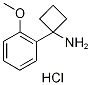 2-(1-Aminocyclobut-1-yl)anisole hydrochloride, 1-Amino-1-(2-methoxyphenyl)cyclobutane hydrochloride|1228878-60-1
