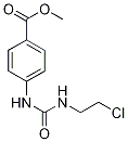 Methyl 4-({[(2-chloroethyl)amino]carbonyl}amino)benzoate Struktur
