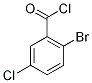 2-Bromo-5-chlorobenzoyl chloride Structure