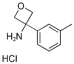 3-(3-Methylphenyl)oxetan-3-amine hydrochloride, 3-(3-Aminooxetan-3-yl)toluene hydrochloride