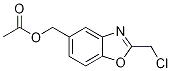 5-[(Acetoxy)methyl]-2-(chloromethyl)-1,3-benzoxazole Structure