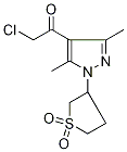 4-(Chloroacetyl)-3,5-dimethyl-1-(1,1-dioxotetrahydrothiophen-3-yl)-1H-pyrazole Structure
