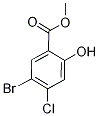 Methyl 5-bromo-4-chloro-2-hydroxybenzoate Structure