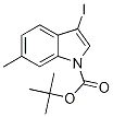 3-Iodo-6-methyl-1H-indole-1-carboxylic acid tert-butyl ester|