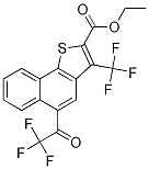 Ethyl 5-(trifluoroacetyl)-3-(trifluoromethyl)naphtho[1,2-b]thiophene-2-carboxylate Structure