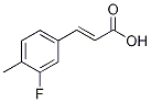 3-Fluoro-4-methylcinnamic acid 97% Struktur