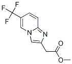 2-(2-Methoxy-2-oxoethyl)-6-(trifluoromethyl)imidazo[1,2-a]pyridine Structure
