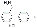 1-(4'-Fluorobiphenyl-2-yl)methylamine hydrochloride Struktur