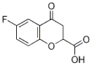 6-Fluorochroman-4-one-2-carboxylic acid Structure