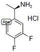 (R)-3,4-Difluoro-alpha-methylbenzylamine hydrochloride Structure