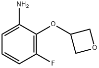 3-Fluoro-2-(oxetan-3-yloxy)benzenamine Struktur