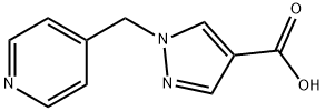 1-(Pyridin-4-ylmethyl)-1H-pyrazole-4-carboxylic acid Structure