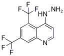 5,7-Bis(trifluoromethyl)-4-hydrazinoquinoline Structure