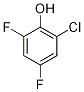 2-Chloro-4,6-difluorophenol Structure