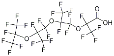 Perfluoro-2,5,8,10-tetramethyl-3,6,9-trioxaundecanoic acid