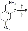 [4-Methoxy-2-(trifluoromethoxy)phenyl]methylamine 结构式